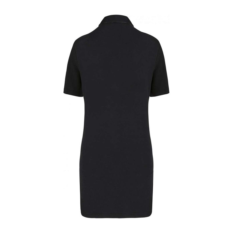 LADIES’ SHORT-SLEEVED LONGLINE POLO SHIRT