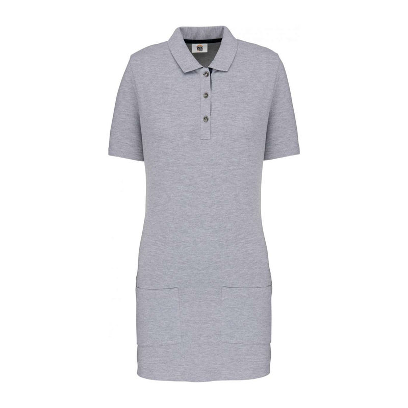 LADIES’ SHORT-SLEEVED LONGLINE POLO SHIRT
