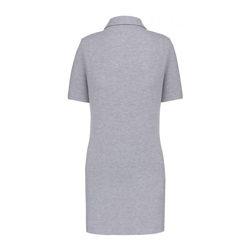 LADIES’ SHORT-SLEEVED LONGLINE POLO SHIRT