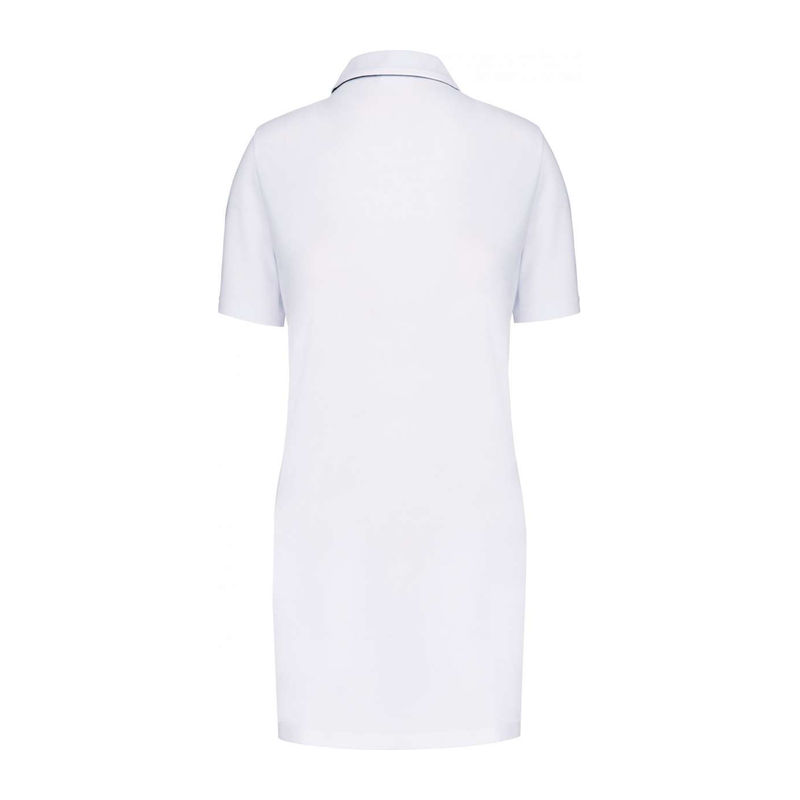 LADIES’ SHORT-SLEEVED LONGLINE POLO SHIRT