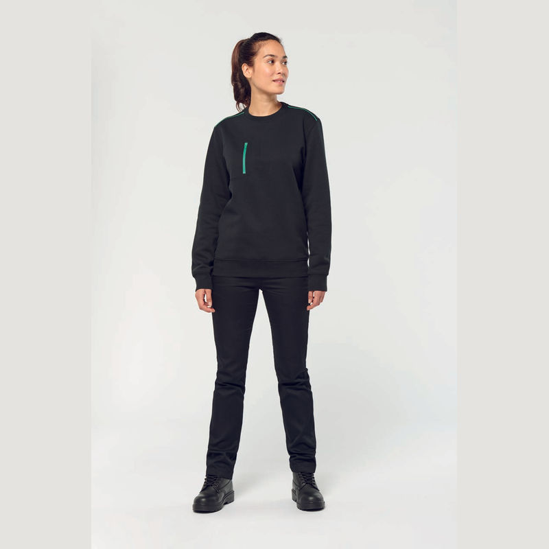 Unisex mikina Daytoday s kontrasní kapsou