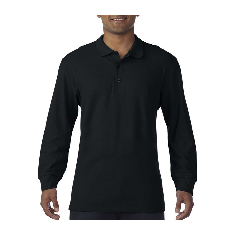 PREMIUM COTTON® ADULT LONG SLEEVE DOUBLE PIQUÉ POL