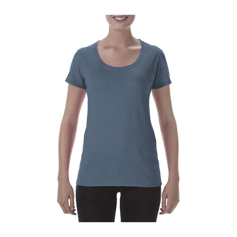 SOFTSTYLE® LADIES' DEEP SCOOP T-SHIRT