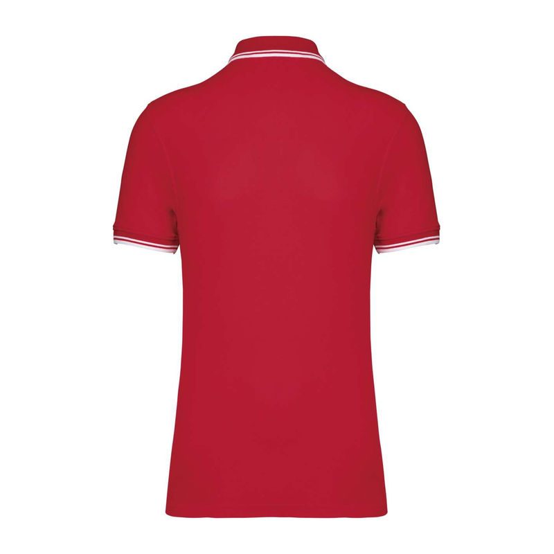 Men'S 2 Striped Short Sleeved Poloshirt