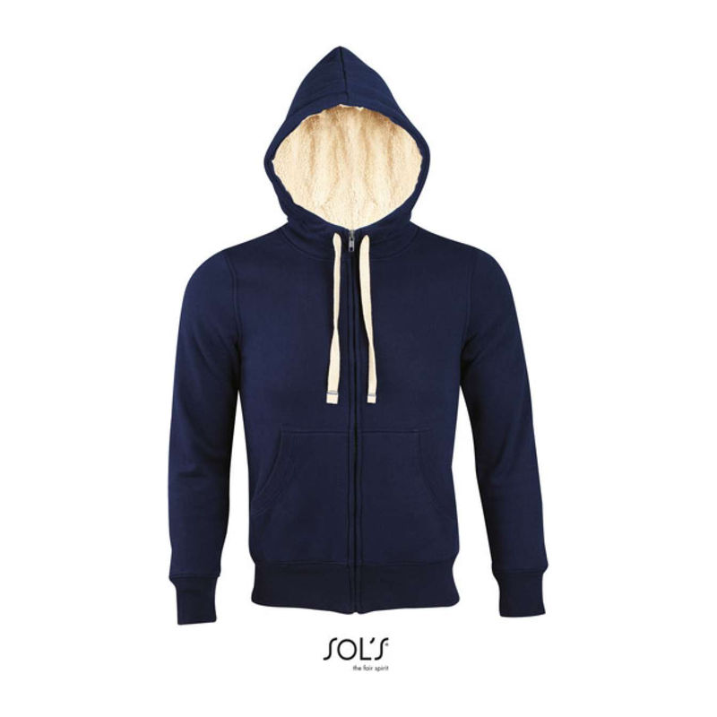 SOL'S SHERPA - UNISEX ZIPPED JACKET WITH "SHERPA" 