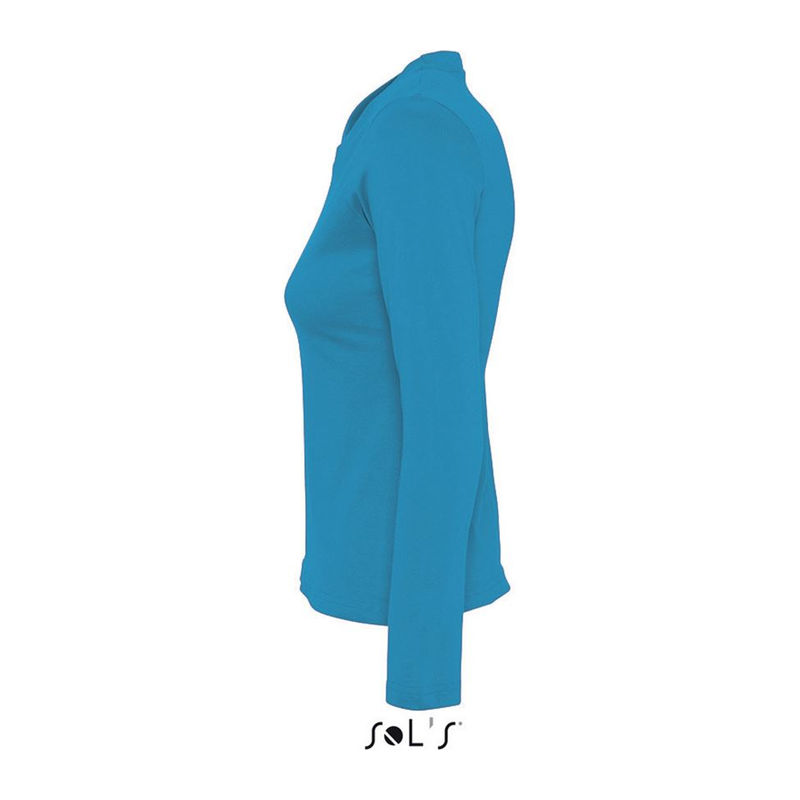 SOL'S MAJESTIC - WOMEN'S ROUND COLLAR LONG SLEEVE 