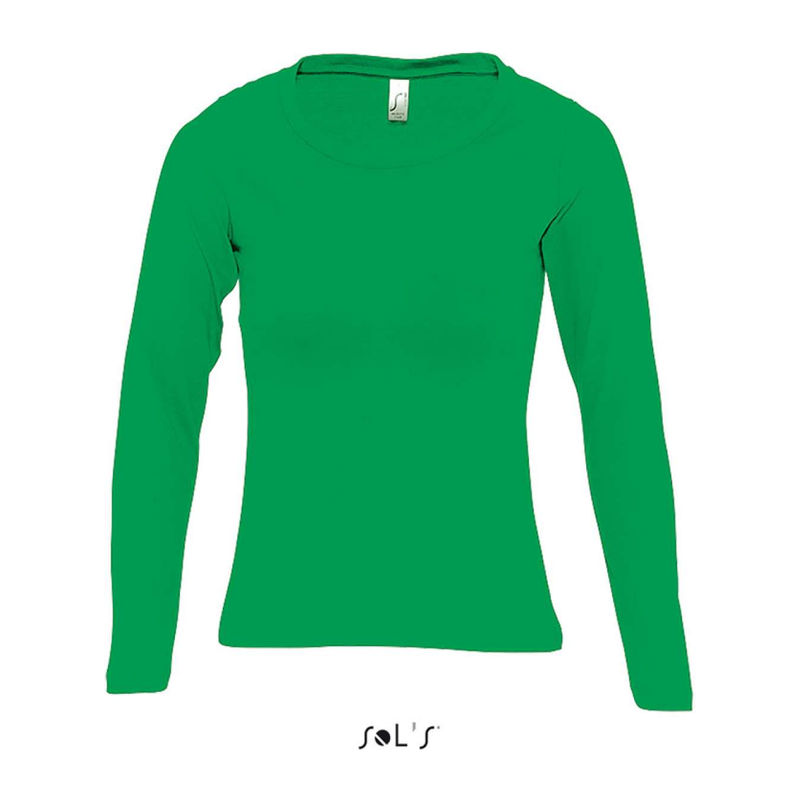 SOL'S MAJESTIC - WOMEN'S ROUND COLLAR LONG SLEEVE 
