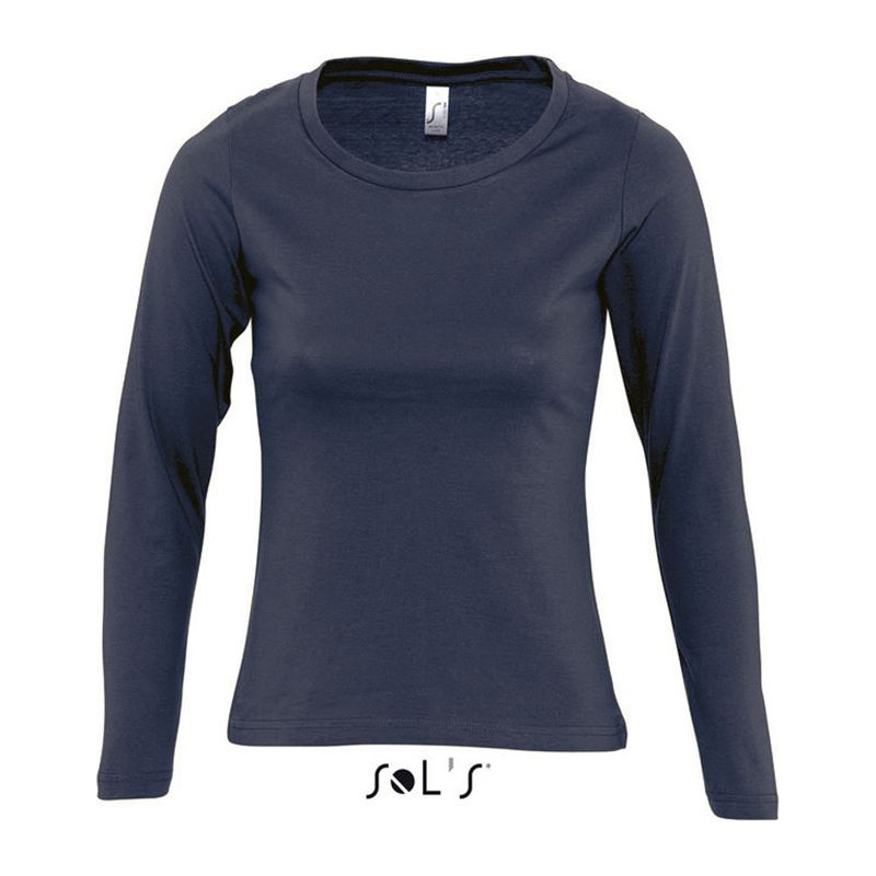 SOL'S MAJESTIC - WOMEN'S ROUND COLLAR LONG SLEEVE 