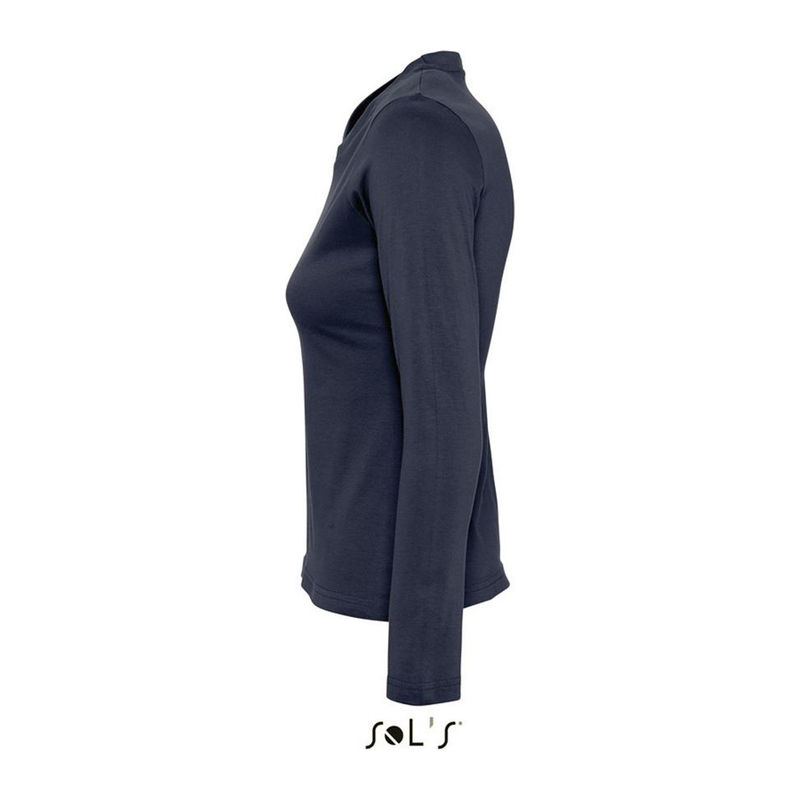 SOL'S MAJESTIC - WOMEN'S ROUND COLLAR LONG SLEEVE 
