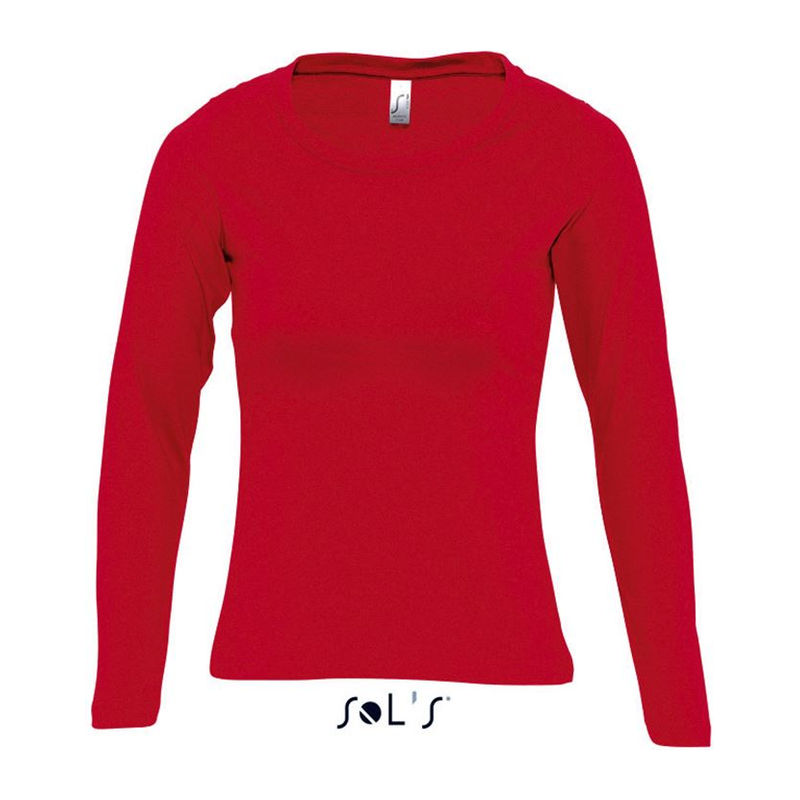 SOL'S MAJESTIC - WOMEN'S ROUND COLLAR LONG SLEEVE 