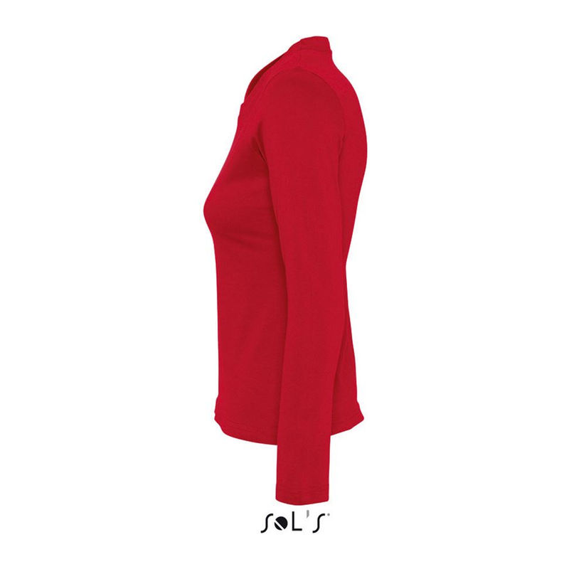 SOL'S MAJESTIC - WOMEN'S ROUND COLLAR LONG SLEEVE 