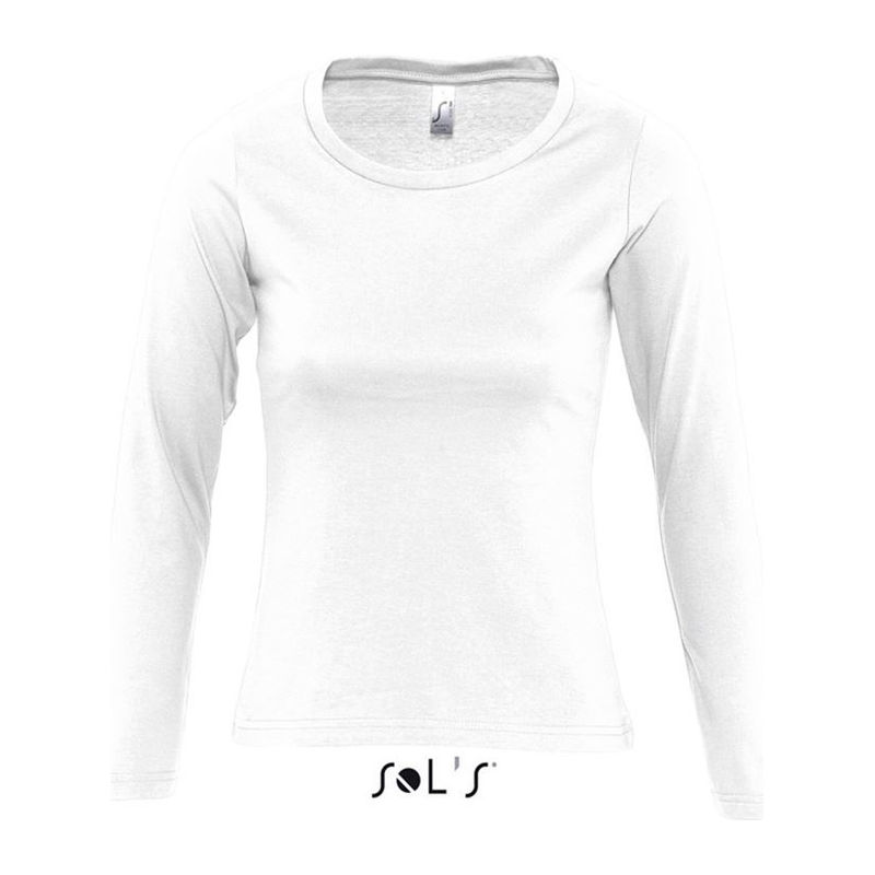 SOL'S MAJESTIC - WOMEN'S ROUND COLLAR LONG SLEEVE 
