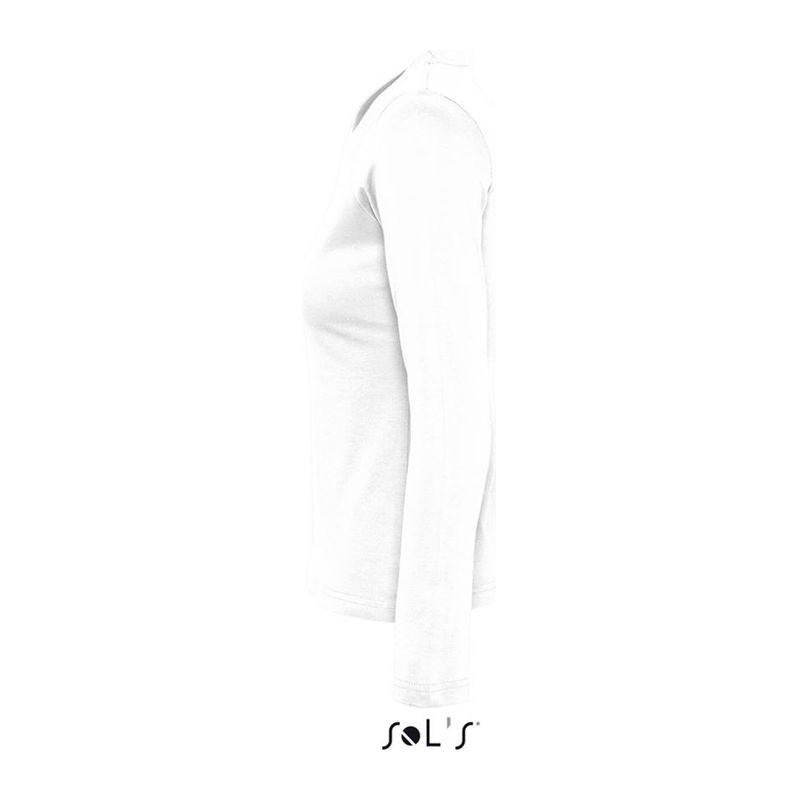SOL'S MAJESTIC - WOMEN'S ROUND COLLAR LONG SLEEVE 
