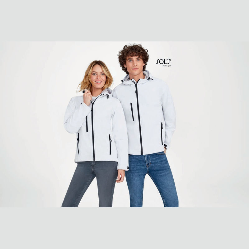 SOL'S Replay Men pánský softshell s kapucí