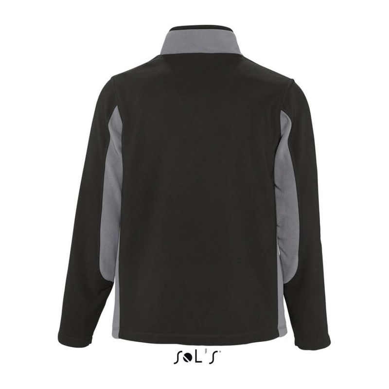SOL'S NORDIC - MEN’S TWO-COLOUR ZIPPED FLEECE JACK