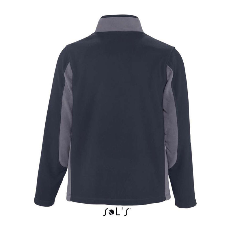 SOL'S NORDIC - MEN’S TWO-COLOUR ZIPPED FLEECE JACK
