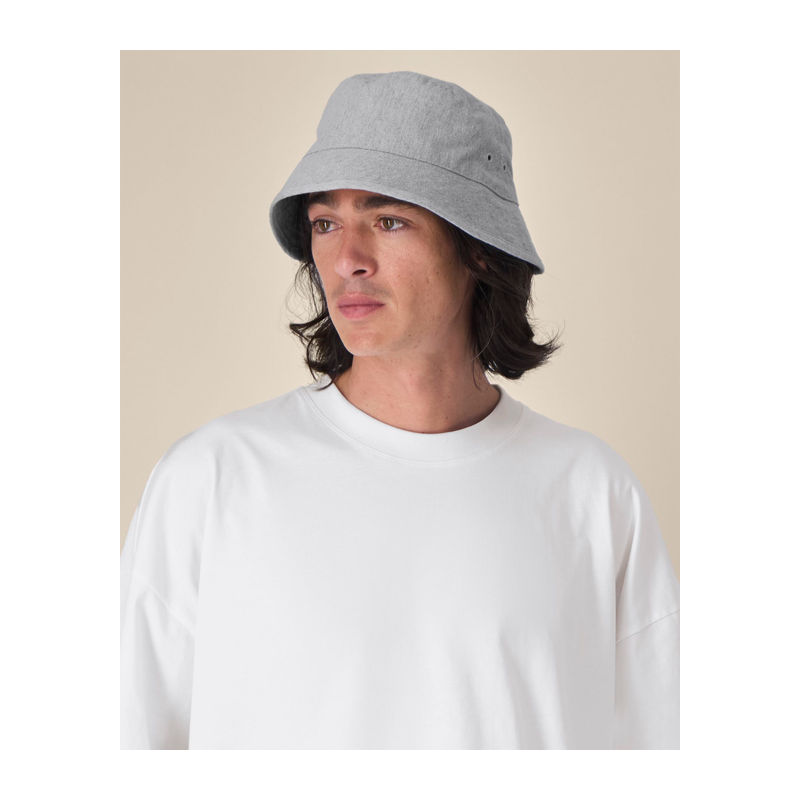 Plátěný klobouk typu bucket