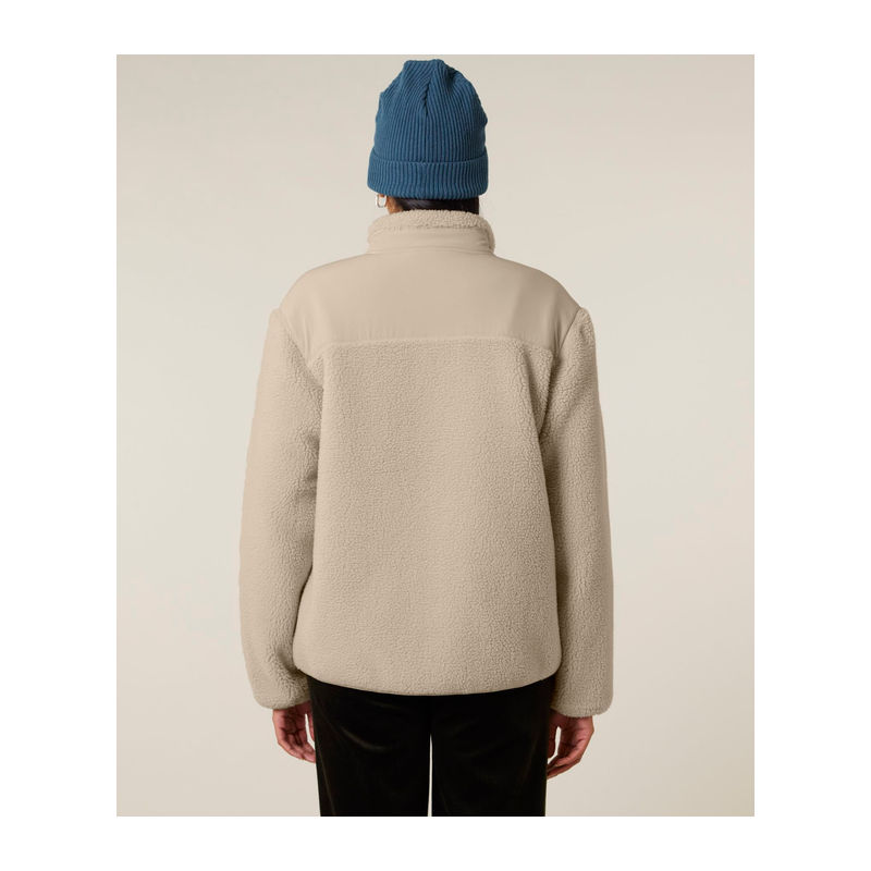 Unisex volná sherpa bunda Brooker