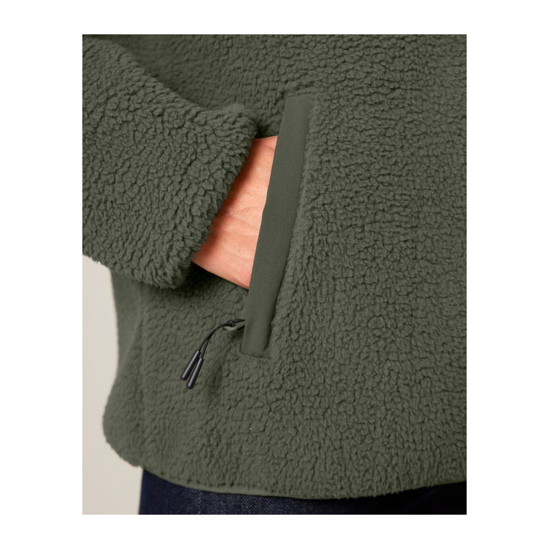 Unisex volná sherpa bunda Brooker