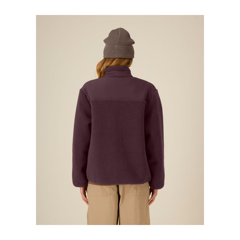 Unisex volná sherpa bunda Brooker