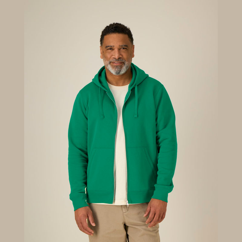 Mixer unisex mikina na zip s kapucí