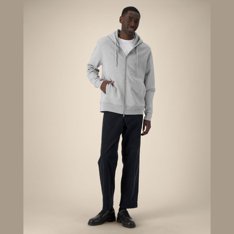 The Astor unisex mikina na zip s kapucí