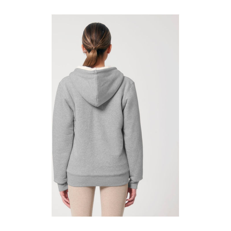 Unisex sherpa mikina Hygger Sherpa na zip