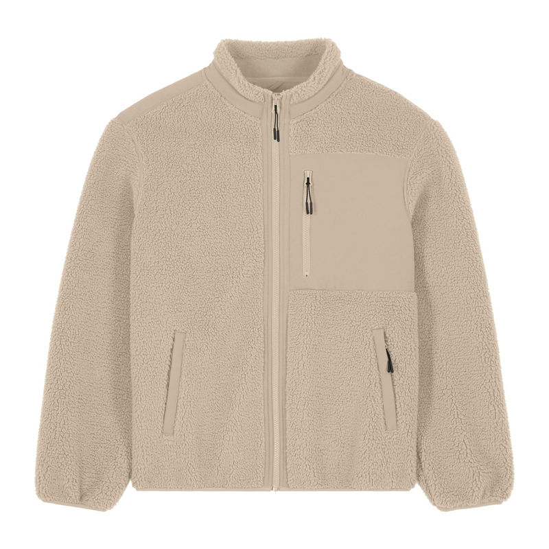 Brooker unisex relaxed fit sherpa jacket
