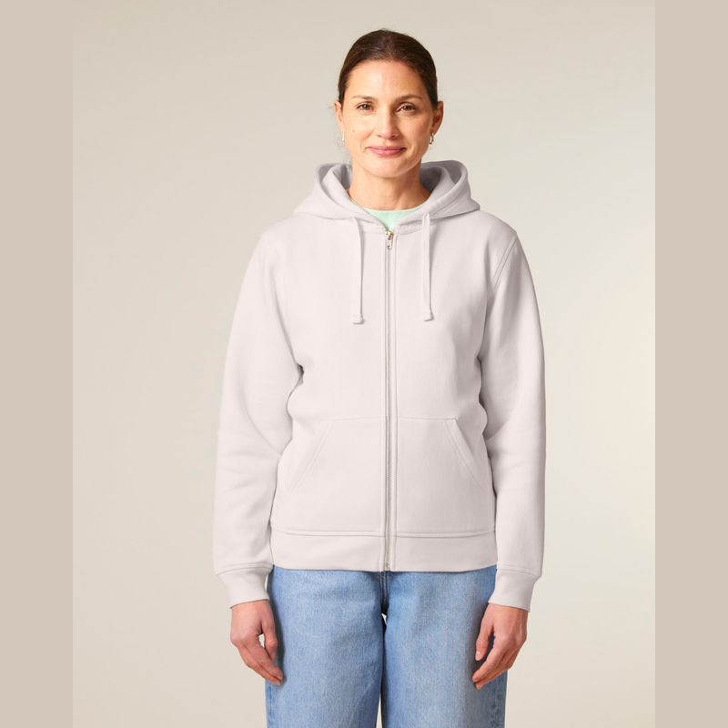 Mixer unisex zip-thru hoodie