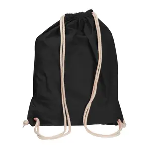 Cotton drawstring gym bag Carlsbad 140 g/m²