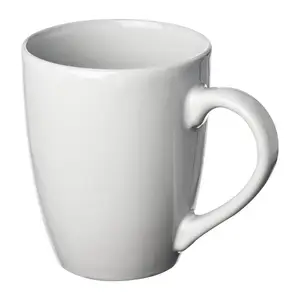 Biely keramický hrnček