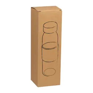 Sklenená fľaša Skopje, 500 ml