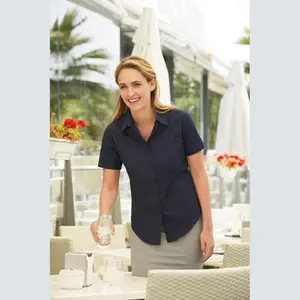 LADY FIT SHORT SLEEVE POPLIN SHIRT