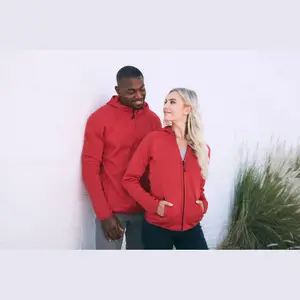 Lux Unisex Hooded Knit Fleece Jacket