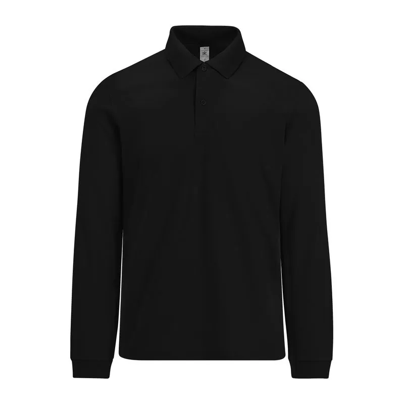 B&C My Polo 180 pánská polokošile s dlouhým rukáve
