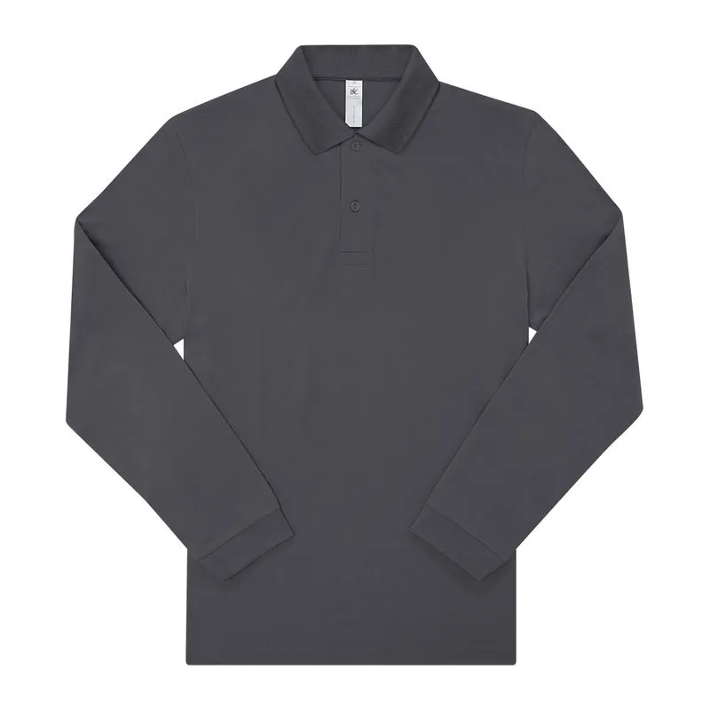 B&C My Polo 180 pánská polokošile s dlouhým rukáve