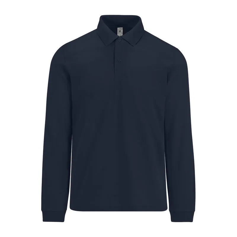 B&C My Polo 180 pánská polokošile s dlouhým rukáve