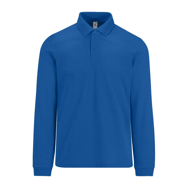 B&C My Polo 180 pánská polokošile s dlouhým rukáve