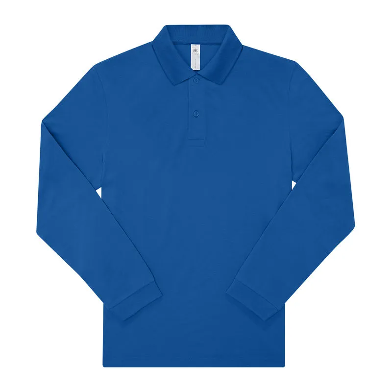 B&C My Polo 180 pánská polokošile s dlouhým rukáve