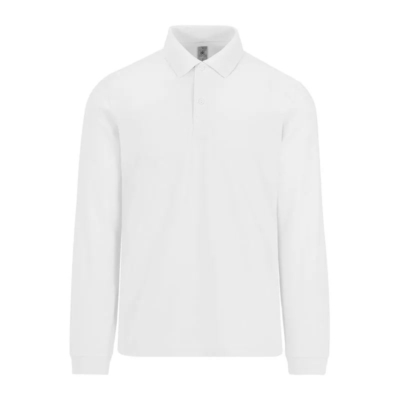 B&C My Polo 180 pánská polokošile s dlouhým rukáve