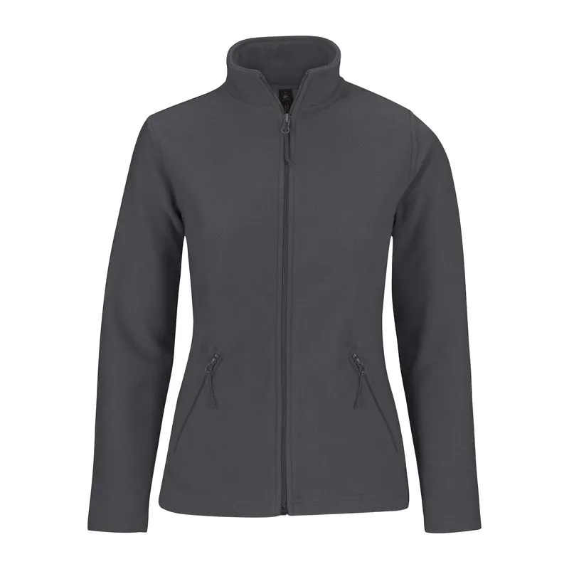 B&C dámská mikina z mikrofleecu na zip