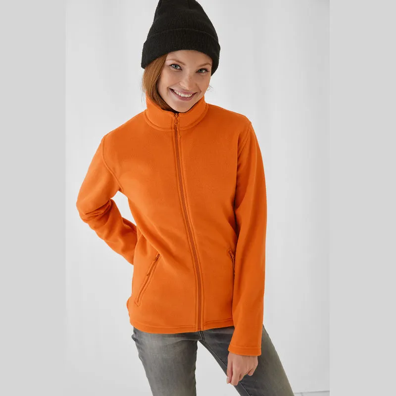 B&C dámská mikina z mikrofleecu na zip