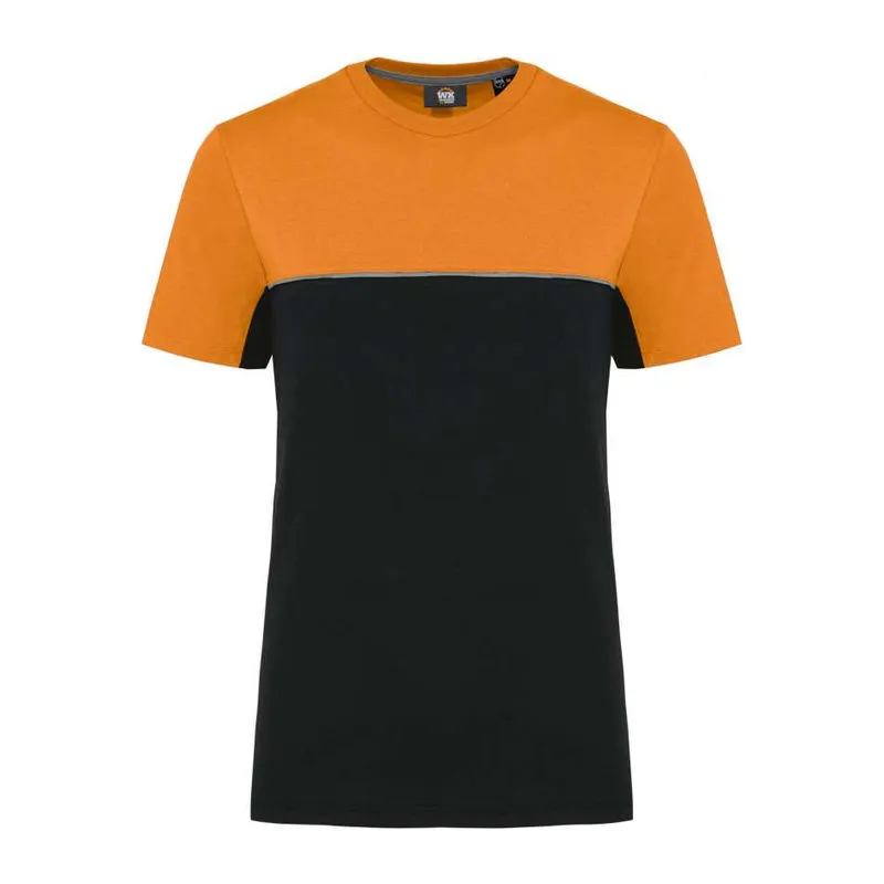Unisex ekologické dvoubarevné tričko s krátkým ruk