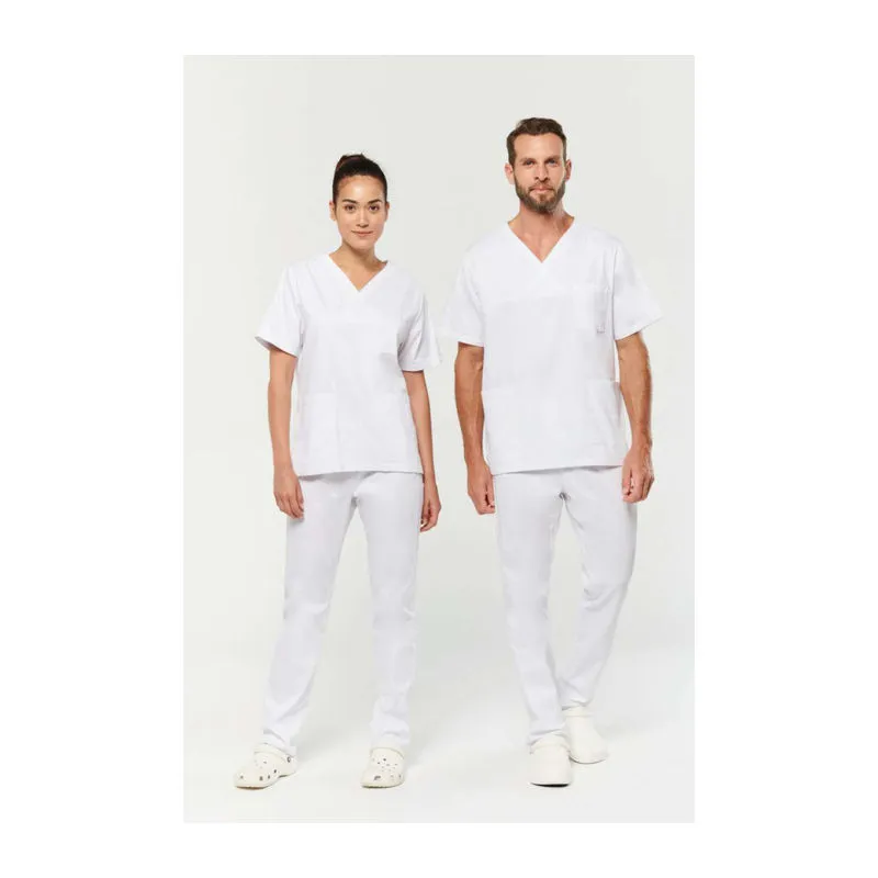 Unisex bavlněná tunika s krátkým rukávem