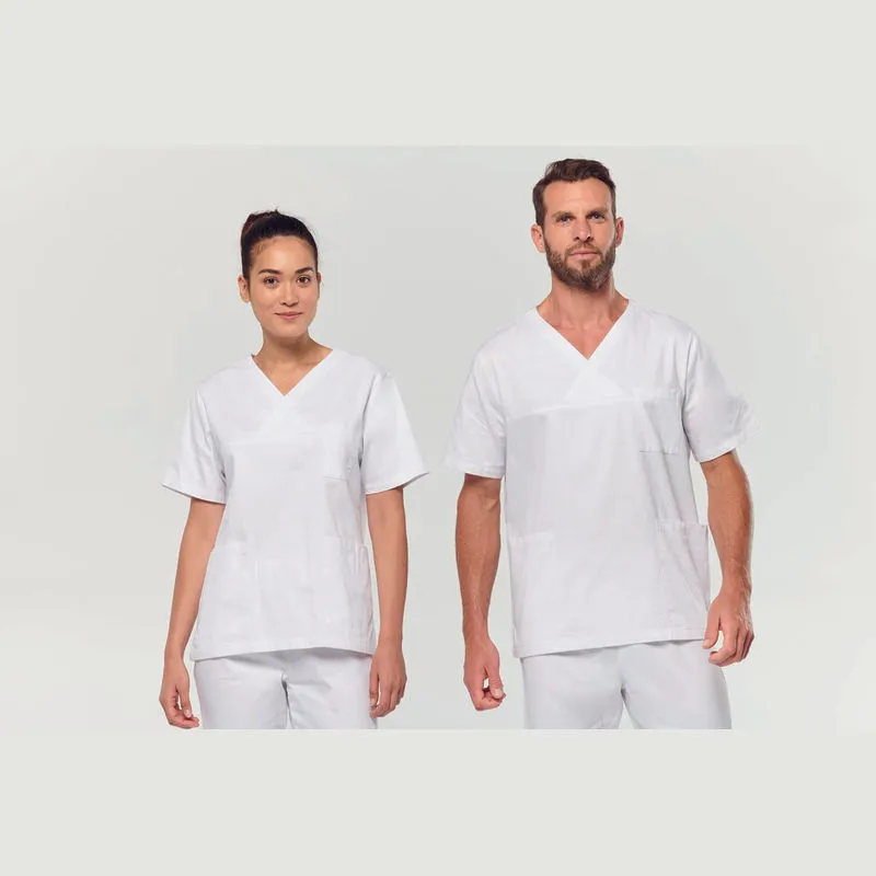 Unisex bavlněná tunika s krátkým rukávem