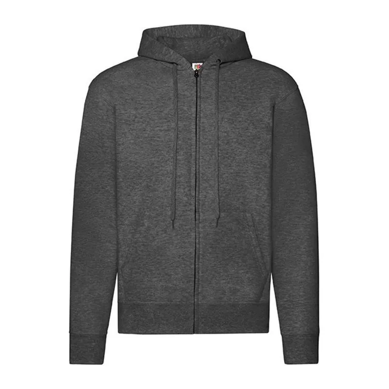 Klasická pánská mikina s kapucí a celým zipem