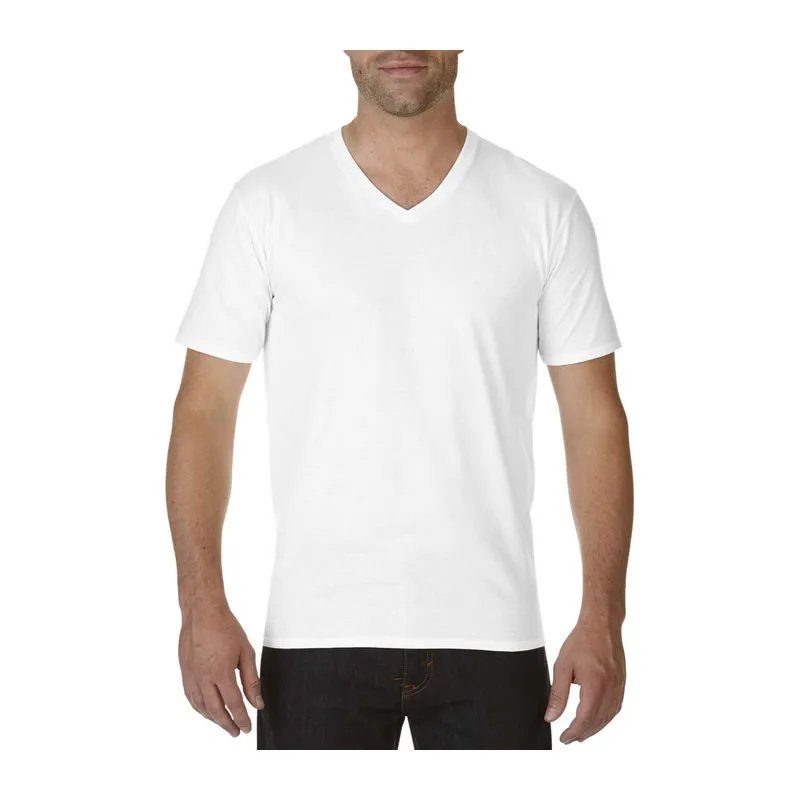 PREMIUM COTTON® — dospělé tričko s výstřihem do V