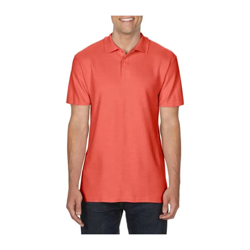 SOFTSTYLE® POLO PRO DOSPĚLÉ S DVOJITÝM PIQUÉ