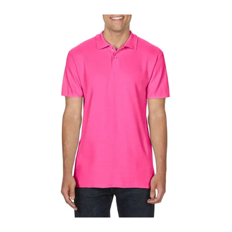 SOFTSTYLE® POLO PRO DOSPĚLÉ S DVOJITÝM PIQUÉ