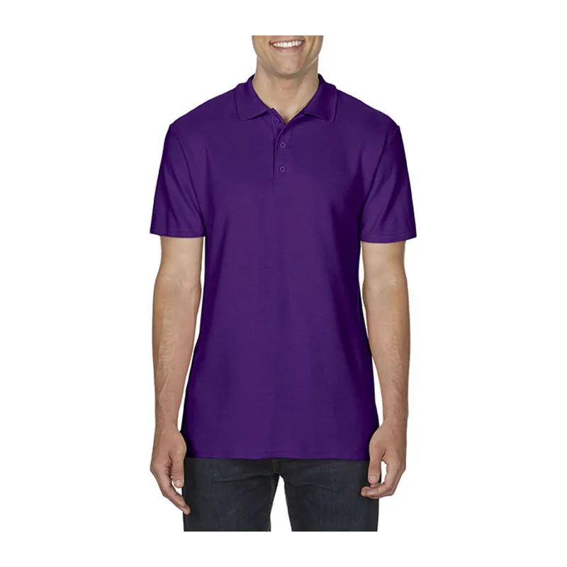 SOFTSTYLE® POLO PRO DOSPĚLÉ S DVOJITÝM PIQUÉ